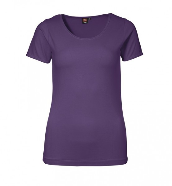 Damen Stretch T-Shirt Rundhals