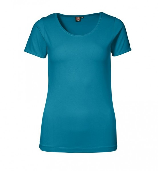 Damen Stretch T-Shirt Rundhals