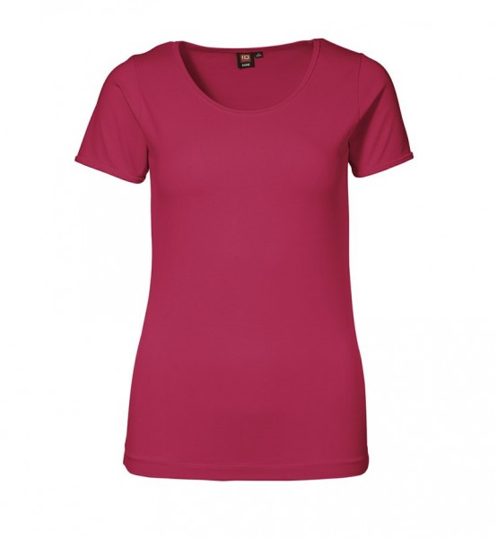 Damen Stretch T-Shirt Rundhals